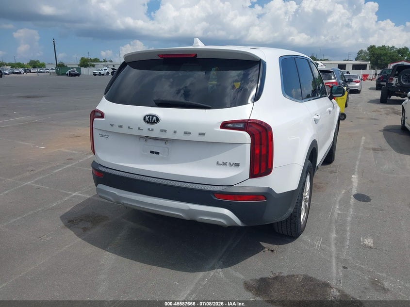2021 Kia Telluride VIN 5XYP24HC4MG172028 IAAI salvage auction — NORMAL WEAR, Clear (Florida), sold $5,075 on 2026-07-29 (photo 4)