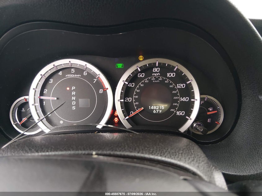 2012 Acura Tsx VIN JH4CU2F4XCC015761 IAAI salvage auction — LEFT FRONT, Clear (Virginia), sold $3,000 on 2026-08-02 (photo 7)