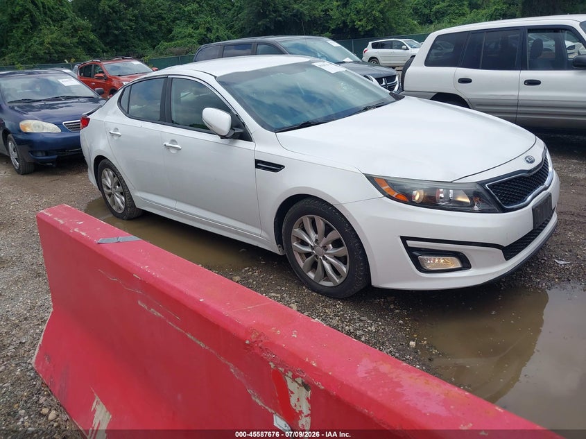 2015 Kia Optima VIN 5XXGN4A70FG410081 IAAI salvage auction — REAR END, Salvage - Greater Than 75% (Maryland), sold $25 on 2026-07-23 (photo 1)