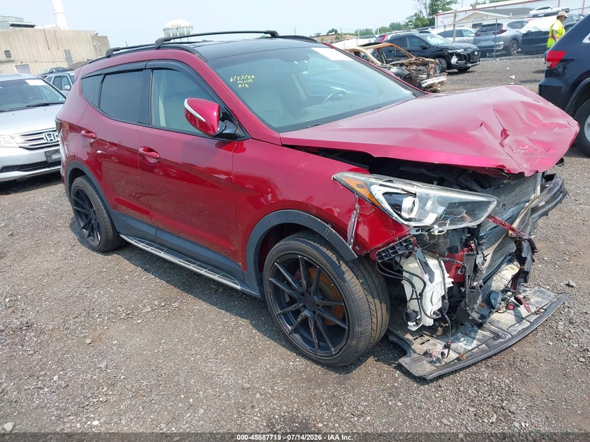 2017 Hyundai Santa fe VIN 5XYZUDLB0HG436353 IAAI salvage auction — NORMAL WEAR, Clear (New Jersey), sold $1,350 on 2026-07-20 (photo 1)