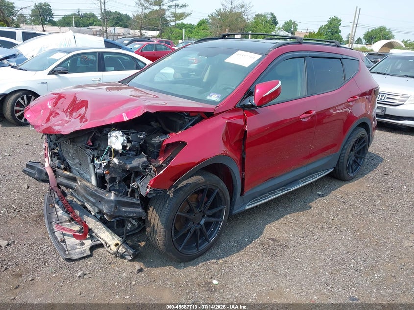 2017 Hyundai Santa fe VIN 5XYZUDLB0HG436353 IAAI salvage auction — NORMAL WEAR, Clear (New Jersey), sold $1,350 on 2026-07-20 (photo 2)