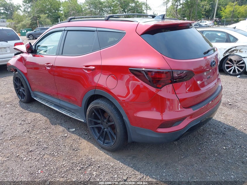 2017 Hyundai Santa fe VIN 5XYZUDLB0HG436353 IAAI salvage auction — NORMAL WEAR, Clear (New Jersey), sold $1,350 on 2026-07-20 (photo 3)