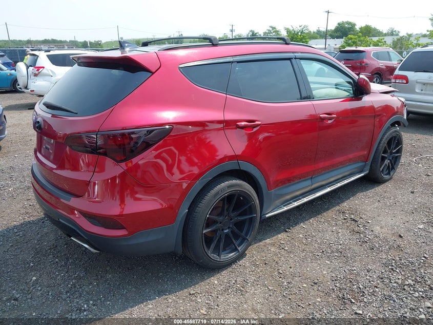 2017 Hyundai Santa fe VIN 5XYZUDLB0HG436353 IAAI salvage auction — NORMAL WEAR, Clear (New Jersey), sold $1,350 on 2026-07-20 (photo 4)