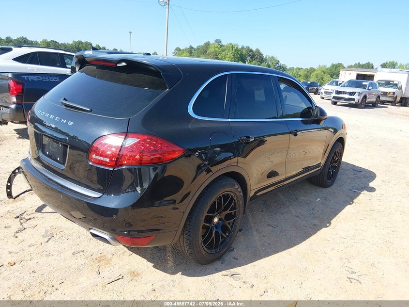 2013 Porsche Cayenne VIN WP1AA2A22DLA08505 IAAI salvage auction — LEFT REAR, Salvage (North Carolina), sold $2,650 on 2026-08-07 (photo 4)