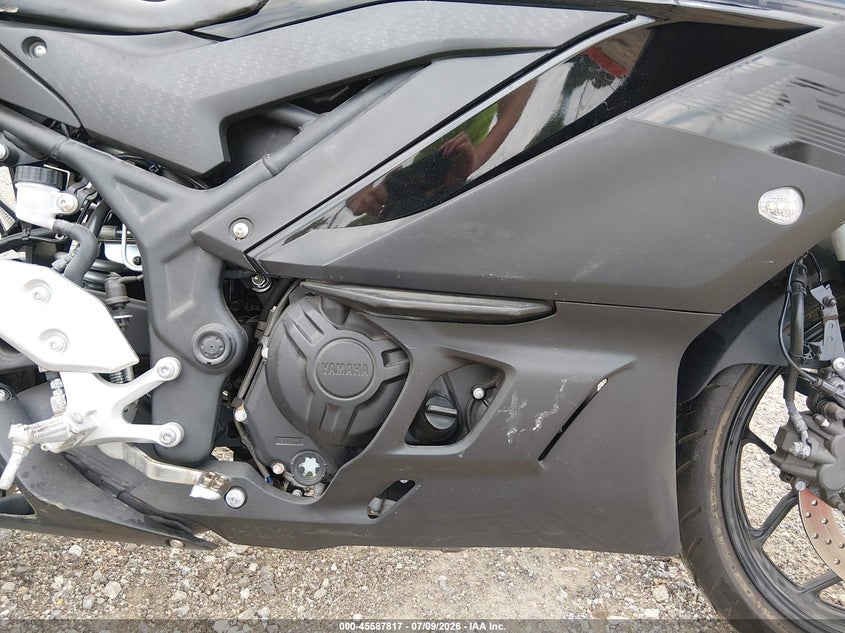 2020 Yamaha Yzf VIN MH3RH18Y1LK003256 IAAI salvage auction — THEFT, Certificate Of Title (Nebraska), sold $1,150 on 2026-07-29 (photo 8)
