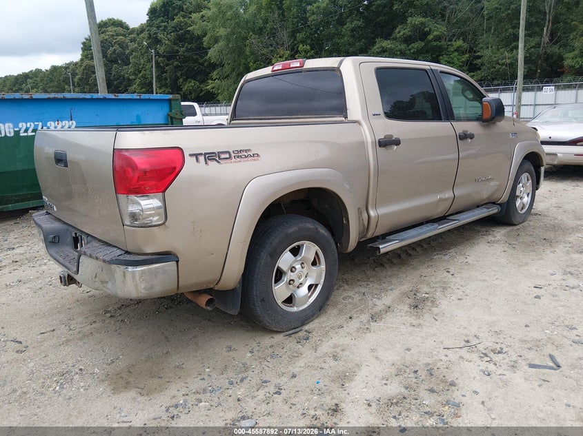 2007 Toyota Tundra VIN 5TBEV54177S461574 IAAI salvage auction — NORMAL WEAR, Clear (Georgia), sold $1,850 on 2026-07-30 (photo 4)