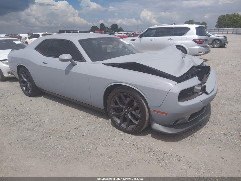 2020 Dodge Challenger VIN 2C3CDZJG7LH230687 IAAI salvage auction — FRONT END, Salvage (Arkansas), sold $4,350 on 2026-08-22 (photo 1)