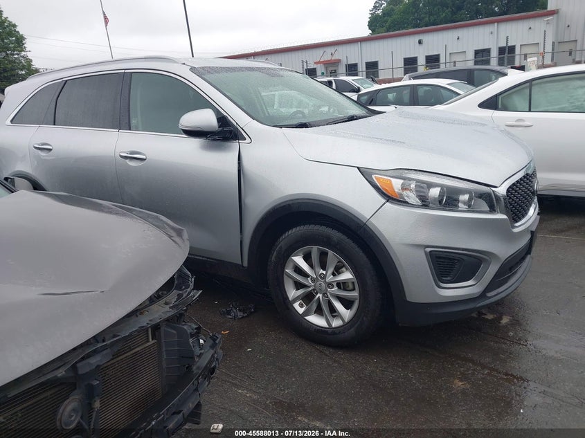 2016 Kia Sorento VIN 5XYPG4A31GG019736 IAAI salvage auction — LEFT FRONT, Salvage (North Carolina), sold $1,500 on 2026-08-02 (photo 1)