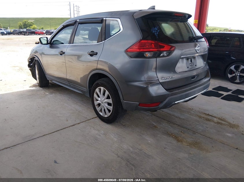2017 Nissan Rogue VIN KNMAT2MV0HP509165 IAAI salvage auction — FRONT END, Salvage Title, sold $25 on 2026-07-28 (photo 3)