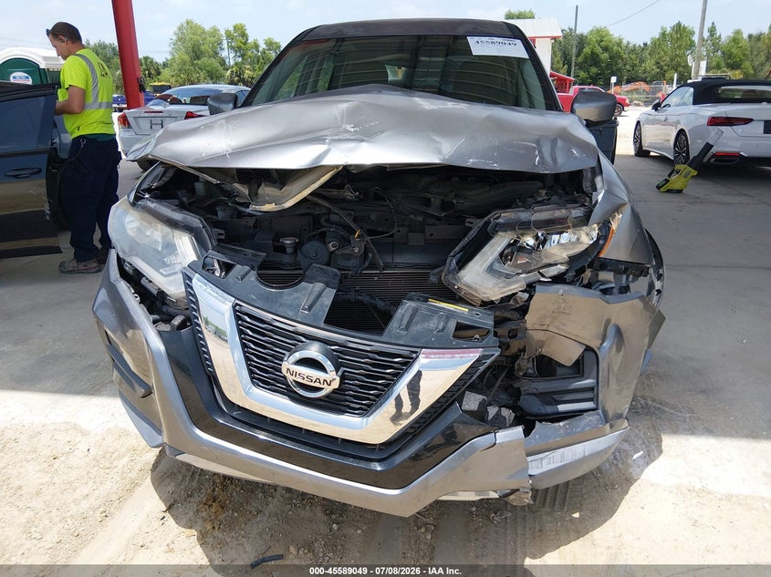 2017 Nissan Rogue VIN KNMAT2MV0HP509165 IAAI salvage auction — FRONT END, Salvage Title, sold $25 on 2026-07-28 (photo 6)
