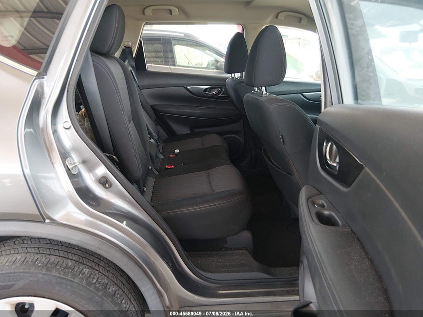 2017 Nissan Rogue VIN KNMAT2MV0HP509165 IAAI salvage auction — FRONT END, Salvage Title, sold $25 on 2026-07-28 (photo 8)