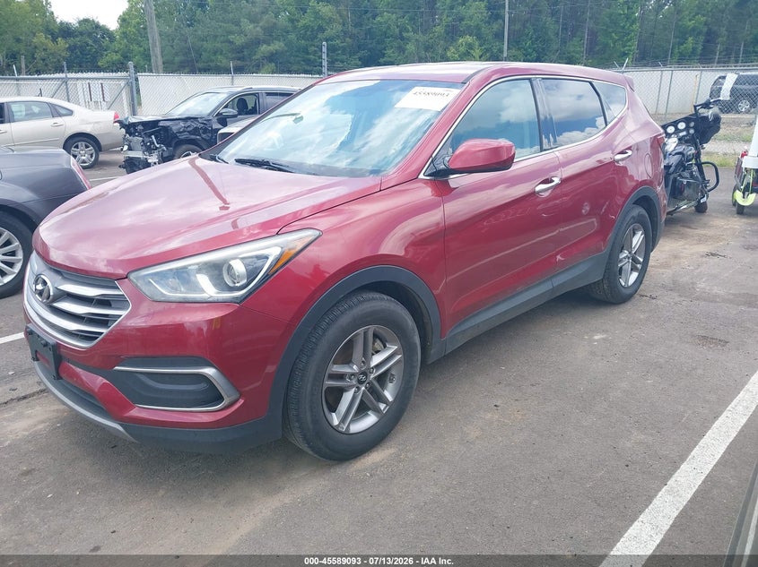 2018 Hyundai Santa fe VIN 5XYZT3LB0JG532194 IAAI salvage auction — NORMAL WEAR, Clear (Mississippi), sold $1,875 on 2026-07-30 (photo 2)