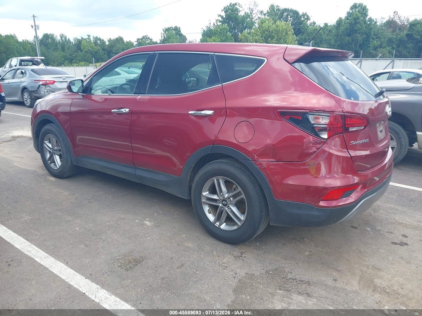 2018 Hyundai Santa fe VIN 5XYZT3LB0JG532194 IAAI salvage auction — NORMAL WEAR, Clear (Mississippi), sold $1,875 on 2026-07-30 (photo 3)