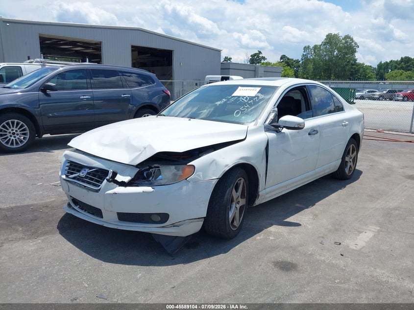 2008 Volvo S80 VIN YV1AH992681054778 IAAI salvage auction — FRONT END, Repossession Paperwork (Georgia), sold $300 on 2026-07-15 (photo 2)