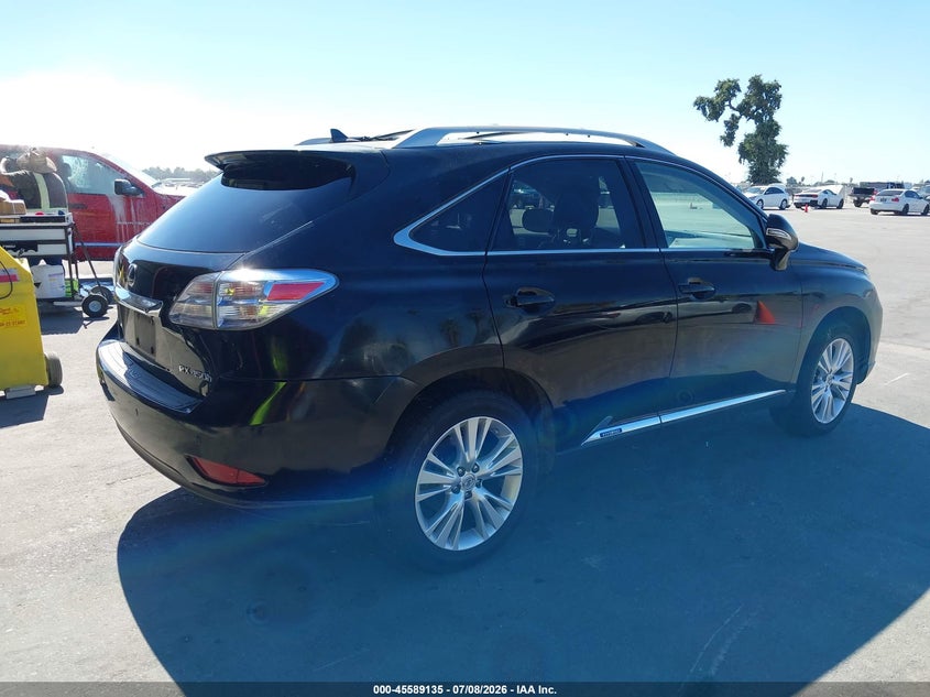 2011 Lexus Rx 450h VIN JTJBC1BAXB2035533 IAAI salvage auction — NORMAL WEAR, Clear - Dealer Only (California), sold $2,000 on 2026-07-28 (photo 4)