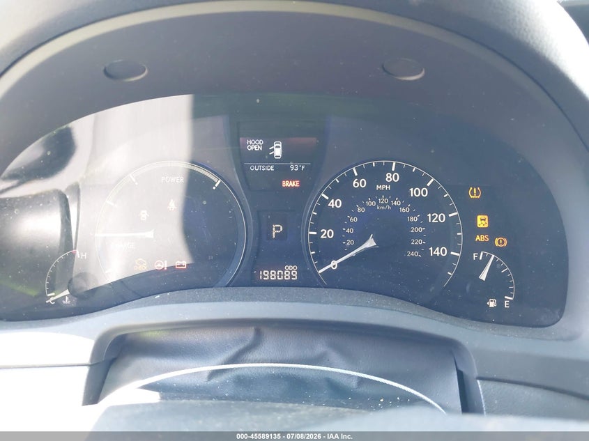 2011 Lexus Rx 450h VIN JTJBC1BAXB2035533 IAAI salvage auction — NORMAL WEAR, Clear - Dealer Only (California), sold $2,000 on 2026-07-28 (photo 7)
