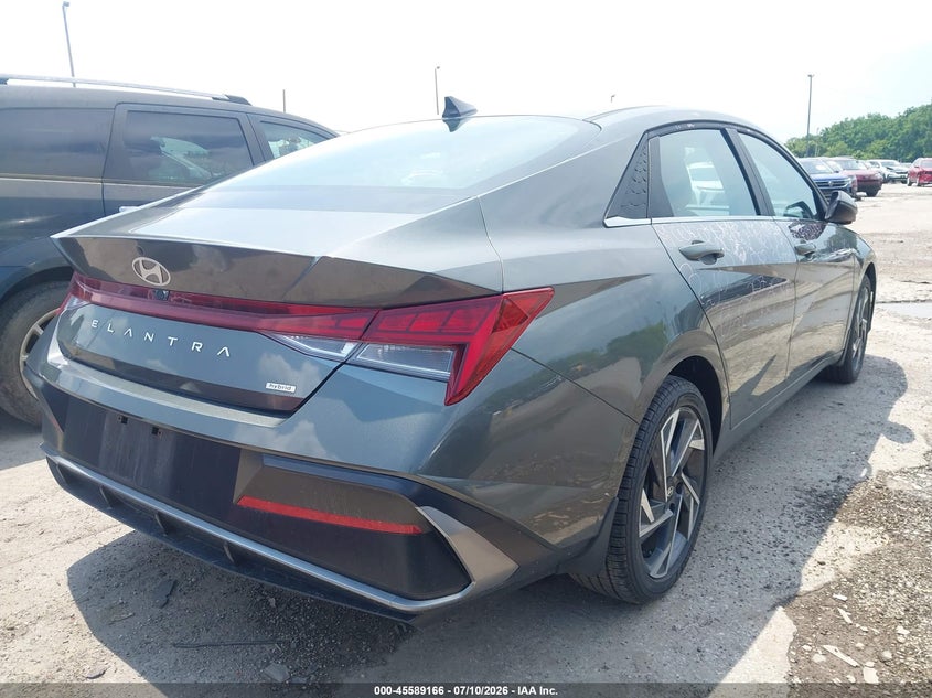 2025 Hyundai Elantra VIN KMHLN4DJ3SU126157 IAAI salvage auction — HAIL, Salvage (Ohio), sold $7,000 on 2026-08-01 (photo 4)