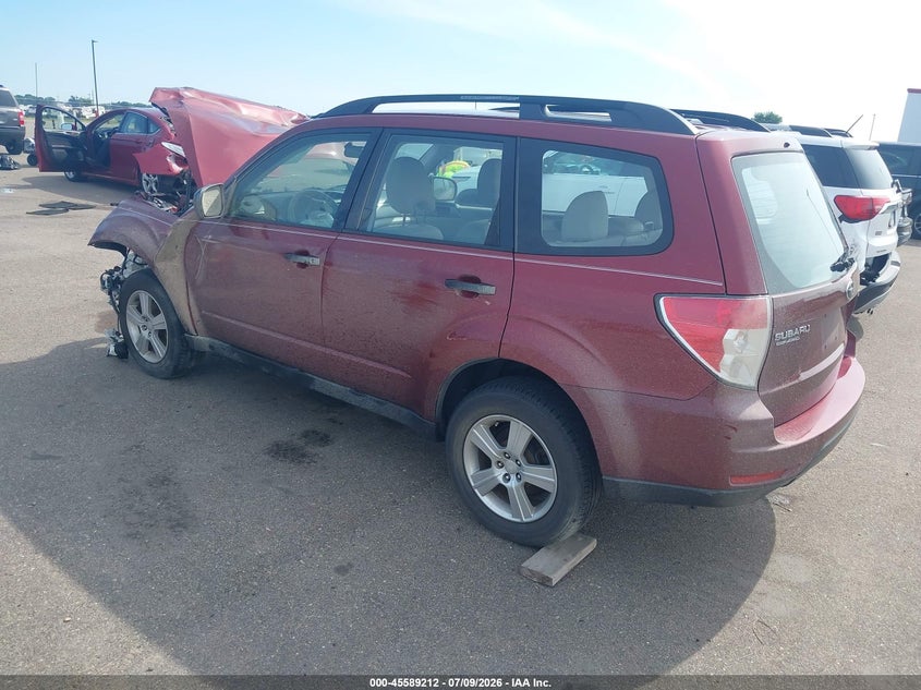 2011 Subaru Forester VIN JF2SHBBC2BH729885 IAAI salvage auction — FRONT END, Parts Only Bos (Minnesota), sold $25 on 2026-07-29 (photo 3)