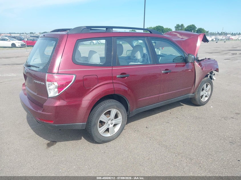 2011 Subaru Forester VIN JF2SHBBC2BH729885 IAAI salvage auction — FRONT END, Parts Only Bos (Minnesota), sold $25 on 2026-07-29 (photo 4)