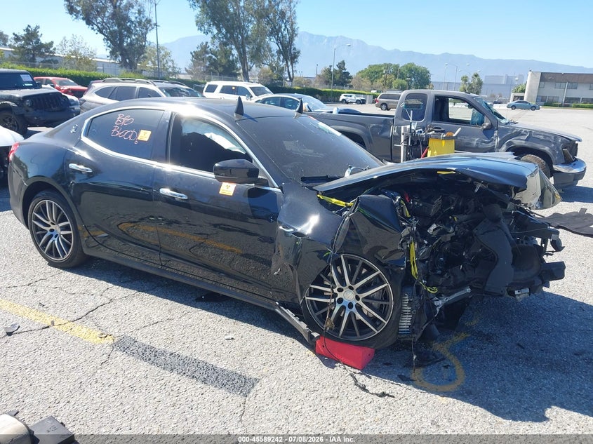 2019 Maserati Ghibli VIN ZAM57XSA9K1310088 IAAI salvage auction — FRONT END, Salvage Title, sold $1,200 on 2026-08-11 (photo 1)