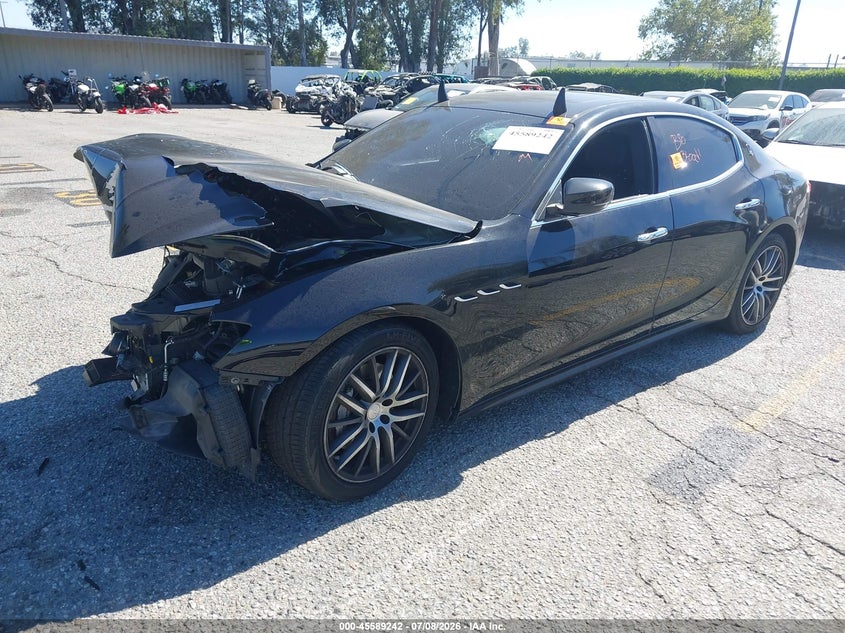 2019 Maserati Ghibli VIN ZAM57XSA9K1310088 IAAI salvage auction — FRONT END, Salvage Title, sold $1,200 on 2026-08-11 (photo 2)