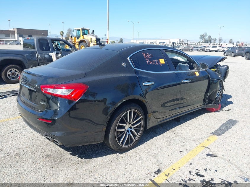 2019 Maserati Ghibli VIN ZAM57XSA9K1310088 IAAI salvage auction — FRONT END, Salvage Title, sold $1,200 on 2026-08-11 (photo 4)