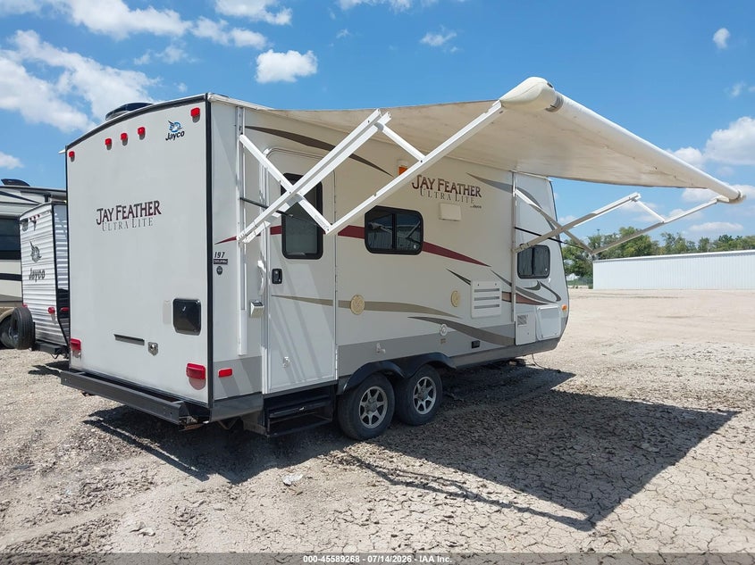 2013 Jayco Jay feather VIN 1UJBJ0BJ7D1J70058 IAAI salvage auction — HAIL, Salvage (Kansas), sold $4,050 on 2026-09-04 (photo 4)
