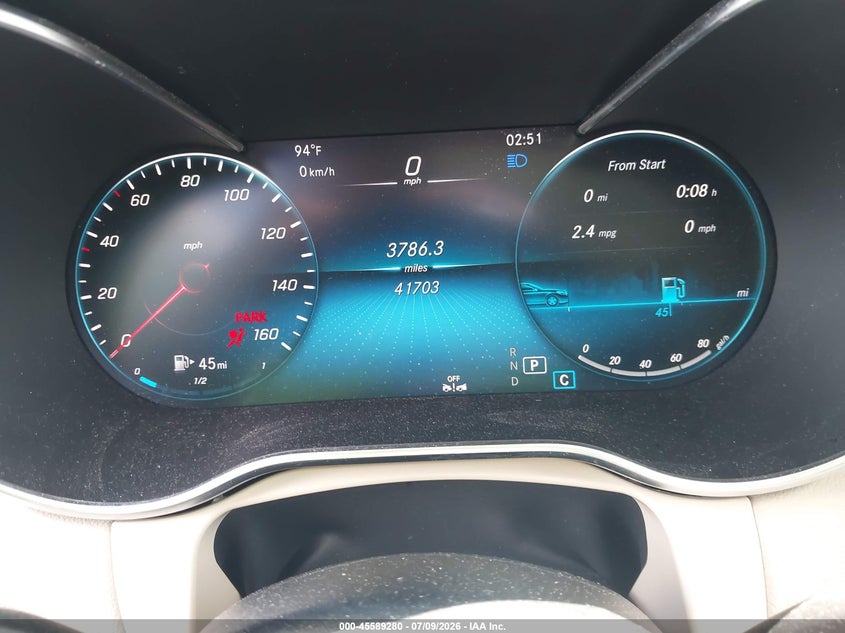 2022 Mercedes-benz Glc VIN W1N0G8EB2NG034288 IAAI salvage auction — REAR END, Salvage Title, sold $13,100 on 2026-07-30 (photo 7)