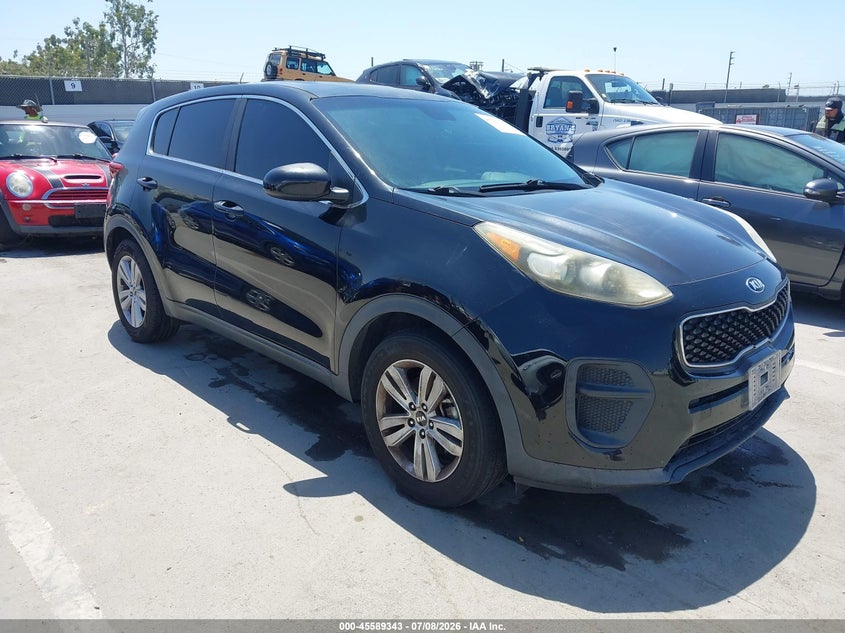 2017 Kia Sportage VIN KNDPM3AC4H7210150 IAAI salvage auction — NORMAL WEAR, Salvage Title, sold $1,800 on 2026-07-22 (photo 1)