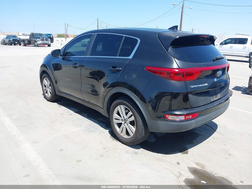 2017 Kia Sportage VIN KNDPM3AC4H7210150 IAAI salvage auction — NORMAL WEAR, Salvage Title, sold $1,800 on 2026-07-22 (photo 3)