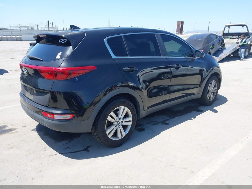 2017 Kia Sportage VIN KNDPM3AC4H7210150 IAAI salvage auction — NORMAL WEAR, Salvage Title, sold $1,800 on 2026-07-22 (photo 4)