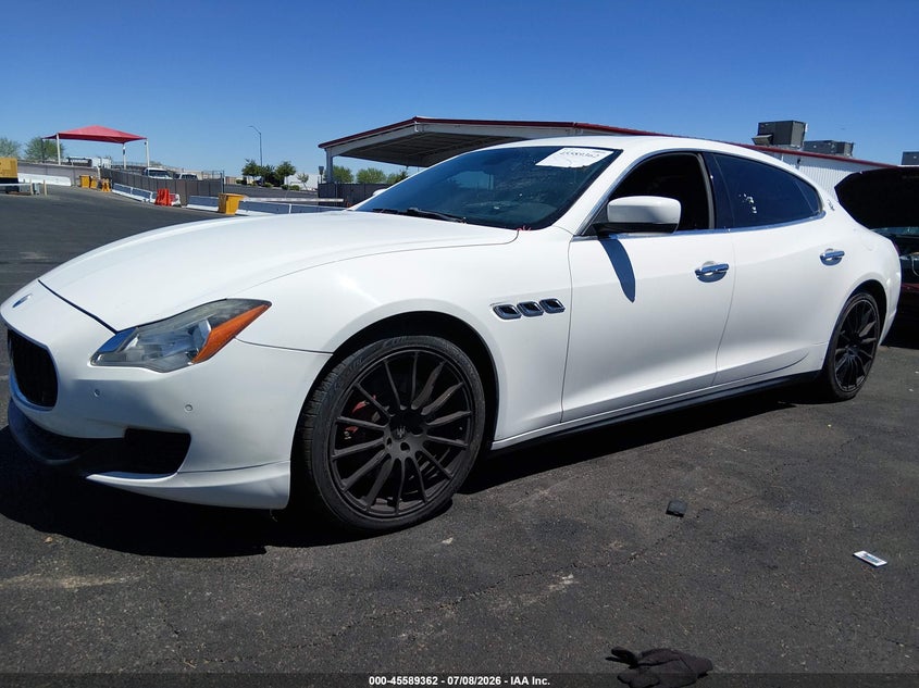 2016 Maserati Quattroporte VIN ZAM56RPA6G1166322 IAAI salvage auction — NORMAL WEAR, Salvage Title, sold $900 on 2026-07-24 (photo 2)