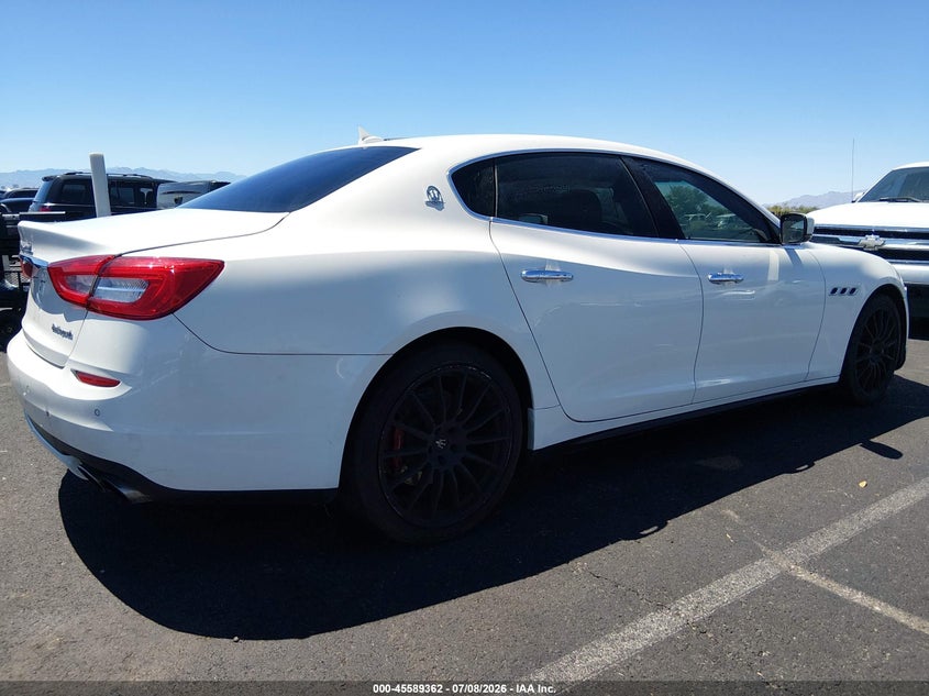 2016 Maserati Quattroporte VIN ZAM56RPA6G1166322 IAAI salvage auction — NORMAL WEAR, Salvage Title, sold $900 on 2026-07-24 (photo 4)