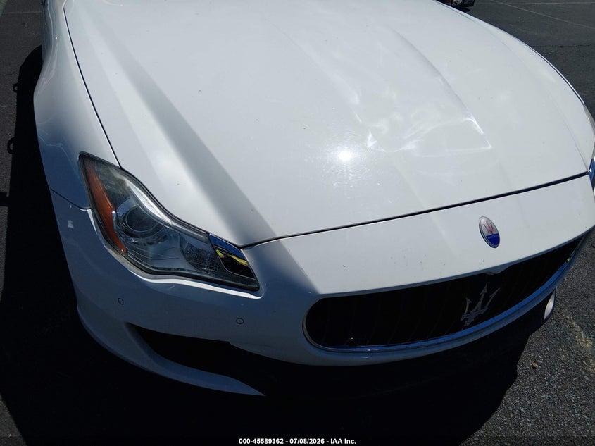 2016 Maserati Quattroporte VIN ZAM56RPA6G1166322 IAAI salvage auction — NORMAL WEAR, Salvage Title, sold $900 on 2026-07-24 (photo 6)