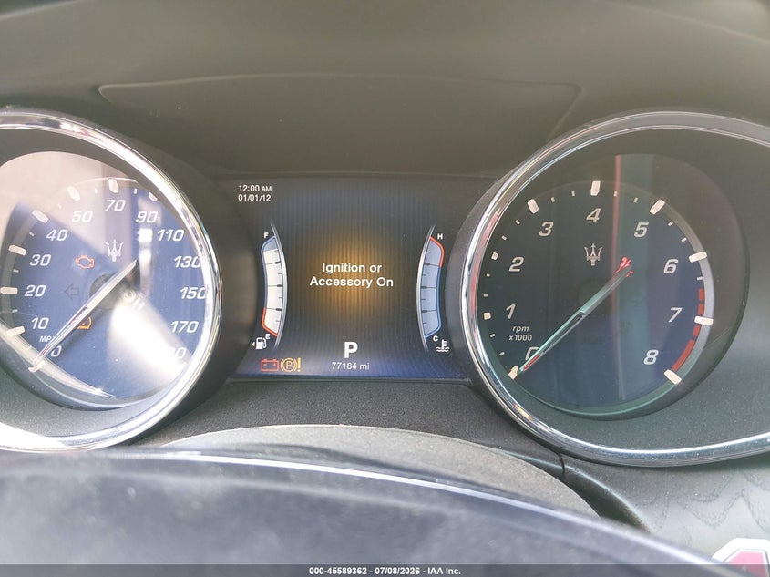 2016 Maserati Quattroporte VIN ZAM56RPA6G1166322 IAAI salvage auction — NORMAL WEAR, Salvage Title, sold $900 on 2026-07-24 (photo 7)