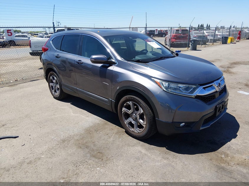 2017 Honda Cr-v VIN 7FARW1H59HE003234 IAAI salvage auction — REAR END, Salvage Title, sold $6,300 on 2026-08-01 (photo 1)