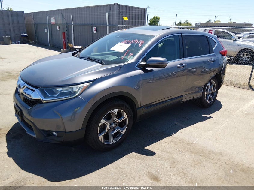 2017 Honda Cr-v VIN 7FARW1H59HE003234 IAAI salvage auction — REAR END, Salvage Title, sold $6,300 on 2026-08-01 (photo 2)