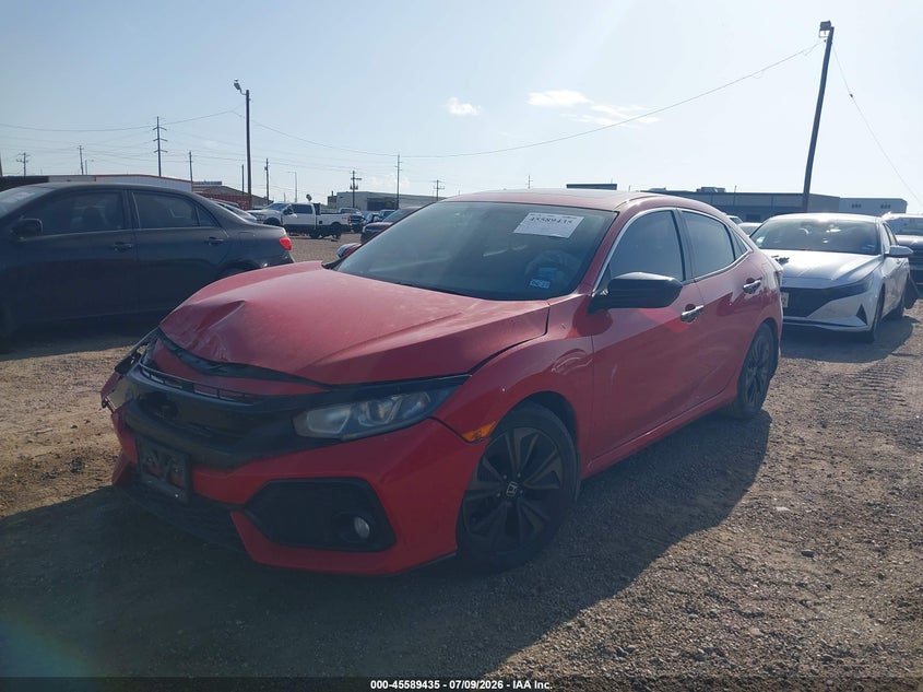 2018 Honda Civic VIN SHHFK7H56JU237090 IAAI salvage auction — FRONT END, Salvage (Texas), sold $25 on 2026-07-29 (photo 2)