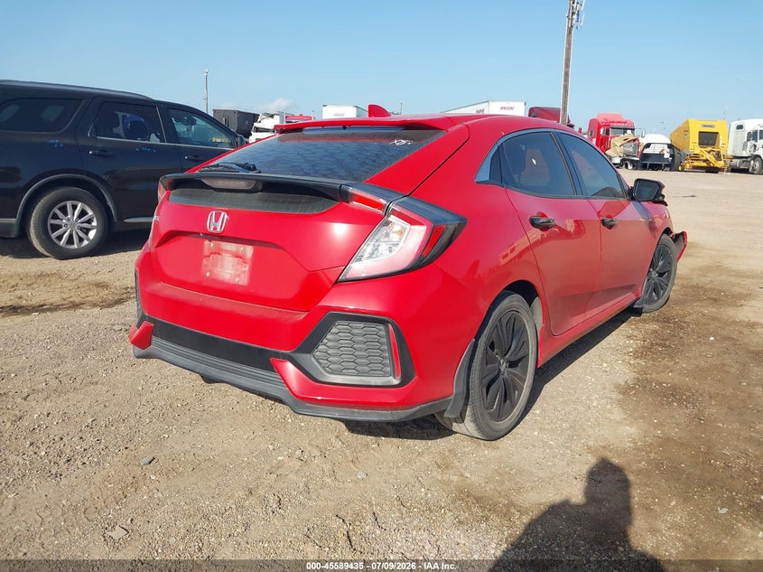 2018 Honda Civic VIN SHHFK7H56JU237090 IAAI salvage auction — FRONT END, Salvage (Texas), sold $25 on 2026-07-29 (photo 4)