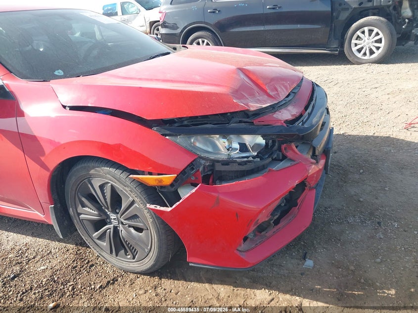 2018 Honda Civic VIN SHHFK7H56JU237090 IAAI salvage auction — FRONT END, Salvage (Texas), sold $25 on 2026-07-29 (photo 6)