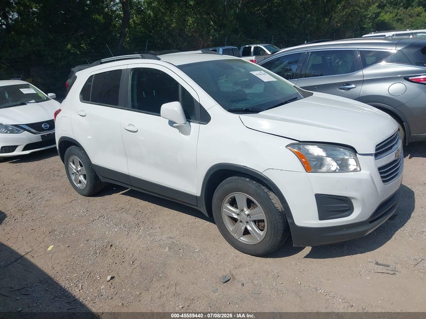 2016 Chevrolet Trax VIN KL7CJLSBXGB757557 IAAI salvage auction — NORMAL WEAR, Clear (Indiana), sold $725 on 2026-07-29 (photo 1)