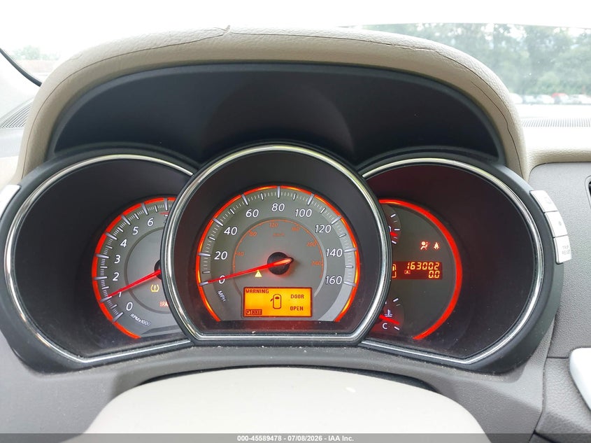 2009 Nissan Murano VIN JN8AZ18W09W161469 IAAI salvage auction — NORMAL WEAR, Clear (Virginia), sold $25 on 2026-07-14 (photo 7)