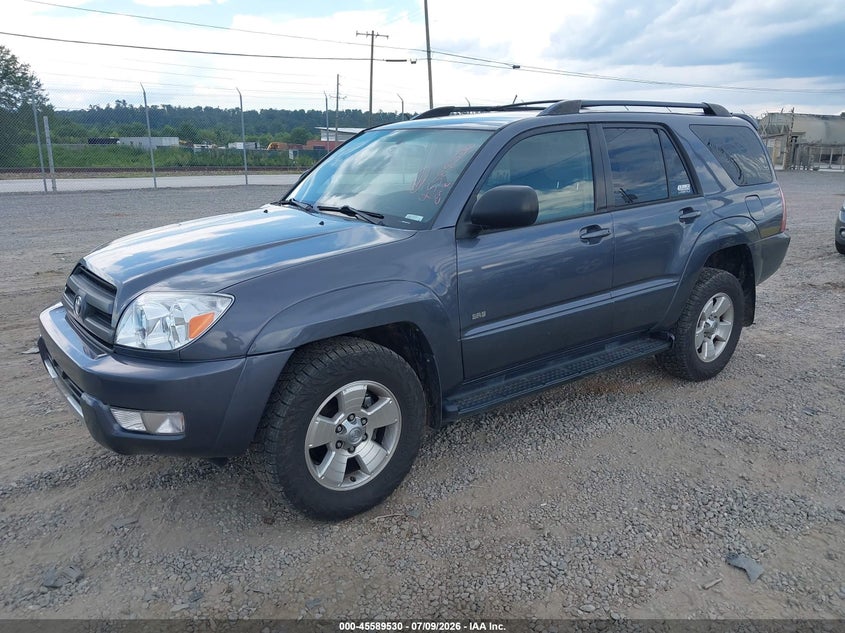 2004 Toyota 4runner VIN JTEZU14R640031717 IAAI salvage auction — REAR END, Salvage (North Carolina), sold $25 on 2026-07-24 (photo 2)