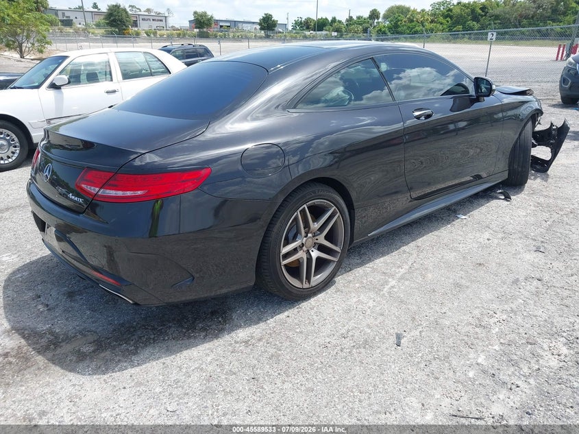 2016 Mercedes-benz S-klasse VIN WDDXJ8FB4GA014593 IAAI salvage auction — FRONT END, Salvage Title, sold $7,100 on 2026-08-24 (photo 4)