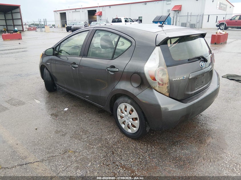 2012 Toyota Prius c VIN JTDKDTB32C1017290 IAAI salvage auction — NORMAL WEAR, Clear (Missouri), sold $1,675 on 2026-07-16 (photo 3)