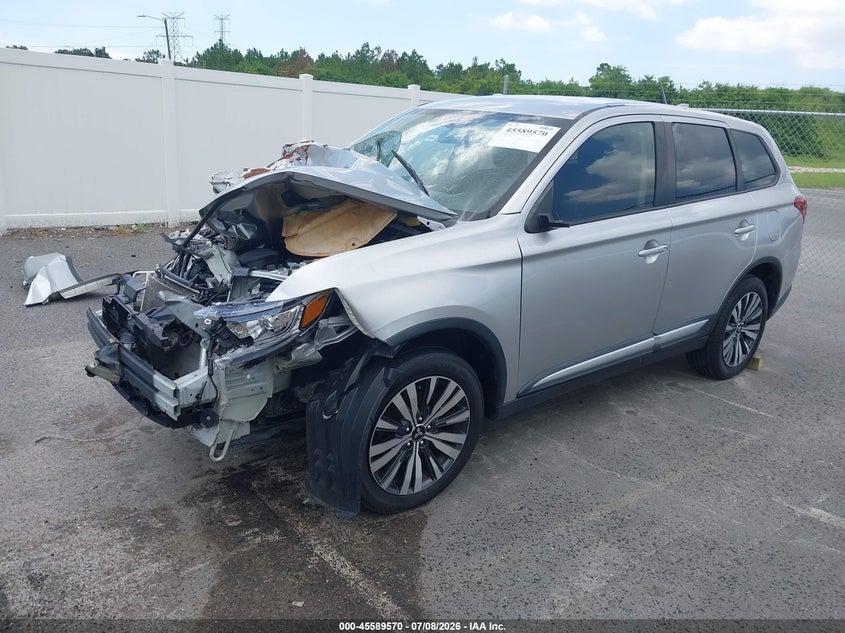 2019 Mitsubishi Outlander VIN JA4AZ3A38KZ043420 IAAI salvage auction — FRONT END, Clear (Florida), sold $950 on 2026-07-13 (photo 2)