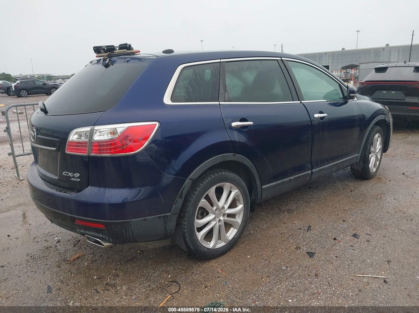 2012 Mazda Cx-9 VIN JM3TB3DAXC0355619 IAAI salvage auction — NORMAL WEAR, Original (Texas), sold $325 on 2026-07-16 (photo 4)