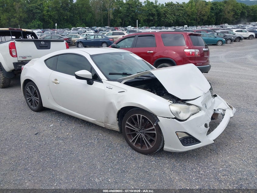 2013 Scion Fr-s VIN JF1ZNAA17D2711104 IAAI salvage auction — FRONT END, Salvage Title, sold $600 on 2026-09-09 (photo 1)