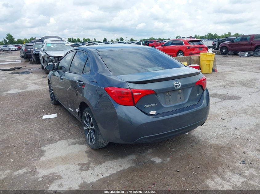 2017 Toyota Corolla VIN 5YFBURHEXHP668813 IAAI salvage auction — RIGHT SIDE, Salvage (Texas), sold $3,900 on 2026-07-29 (photo 3)