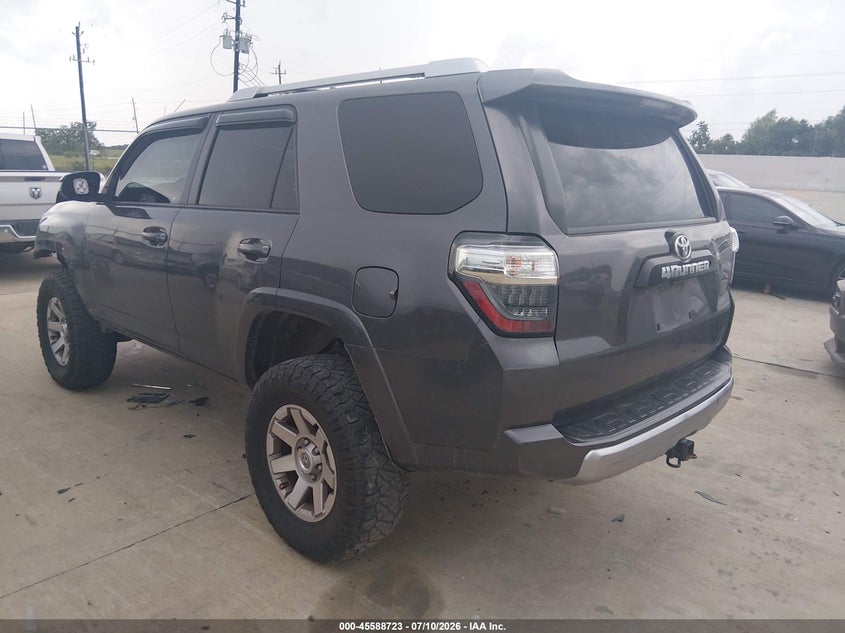 2016 Toyota 4runner VIN JTEBU5JR2G5365229 IAAI salvage auction — FRONT END, Original (Texas), sold $9,525 on 2026-08-21 (photo 3)